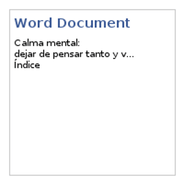 Calma mental - imagen 1